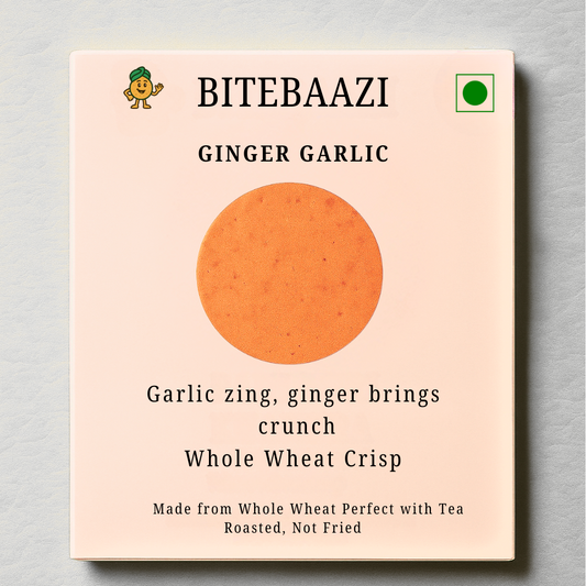 Tiny Ginger Garlic Khakhra